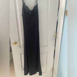 Vintage black slip dress